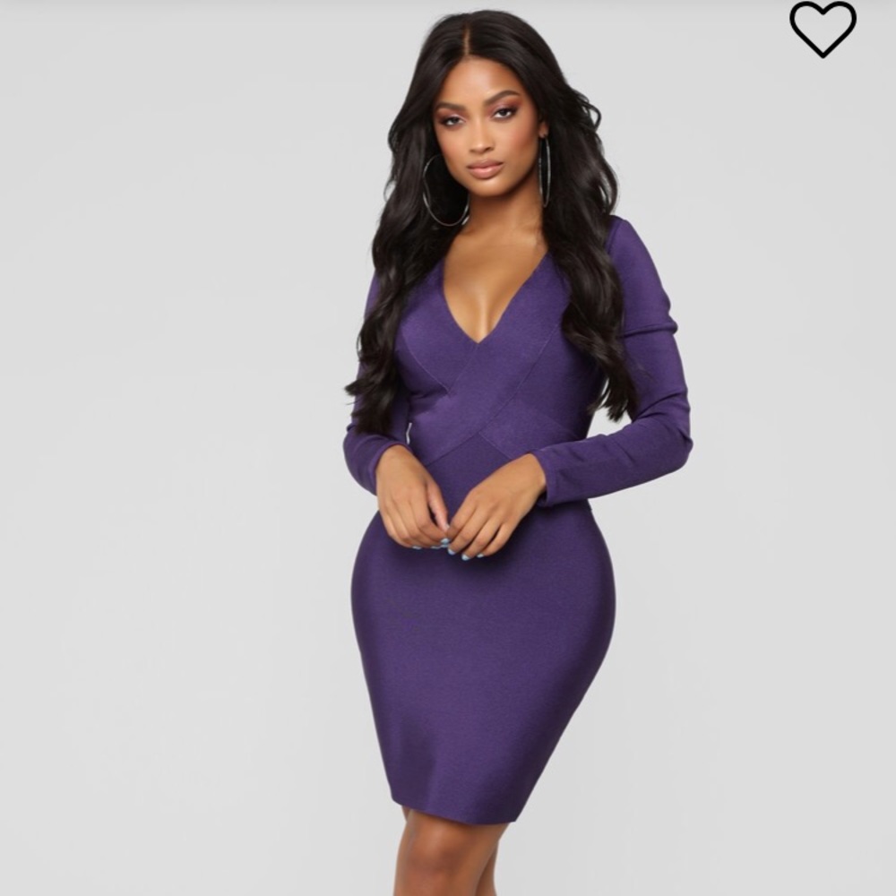 Fashion Nova Saturday Night Bandage Dress